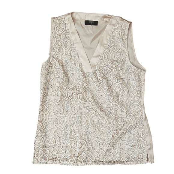 BUNDLE LOT WORK SHIRTS BLOUSES TANK TOPS WHBM LOFT TAHARI SIZE SMALL - Picture 2 of 11